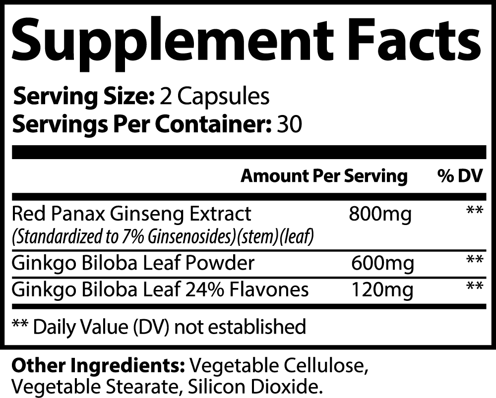 MINDPRIME (Ginkgo Biloba + Ginseng)