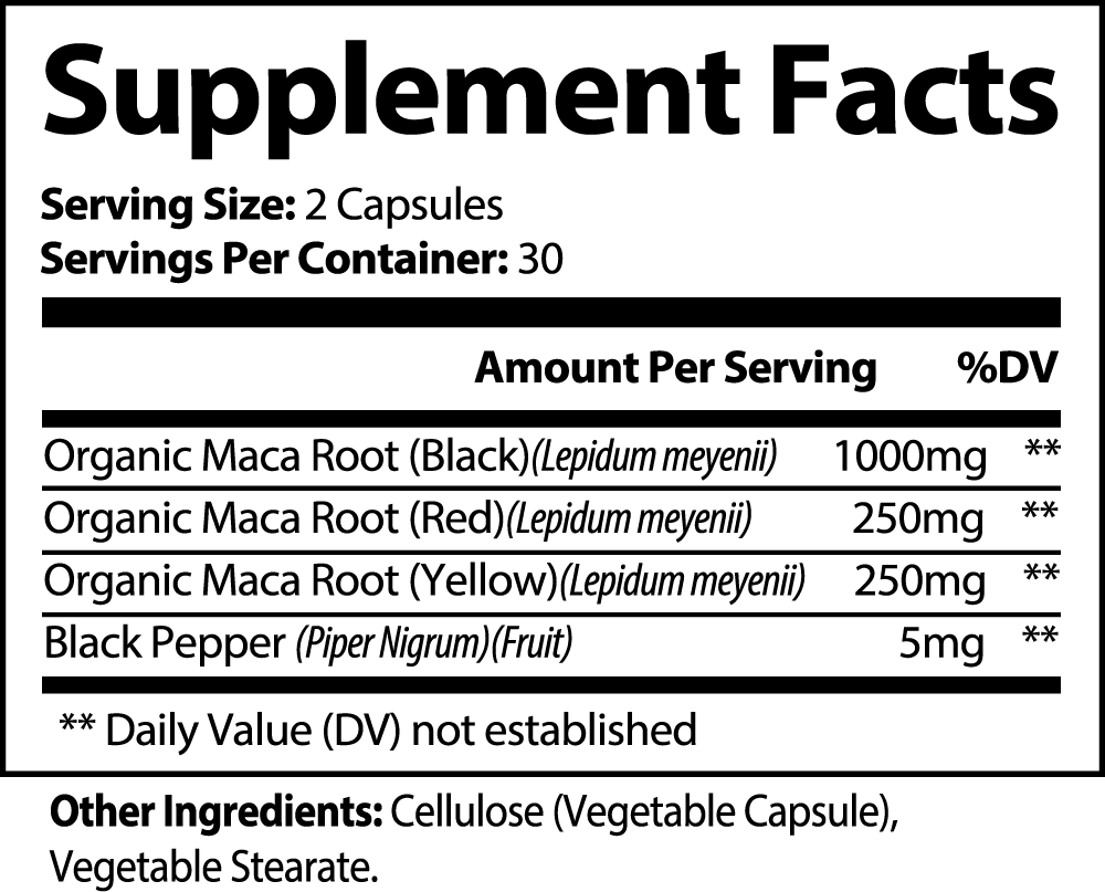 Maca + (Maca Root)